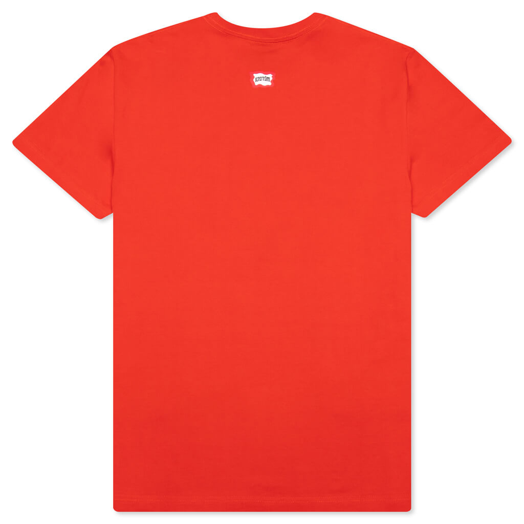 Butter Pecan S/S Tee - Fiery Red