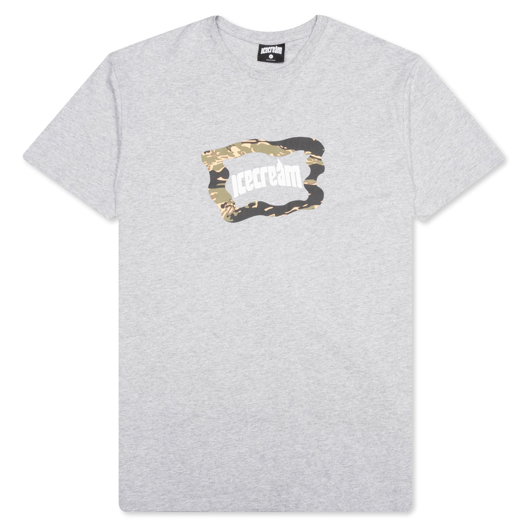 Camo S/S Tee - Heather Grey