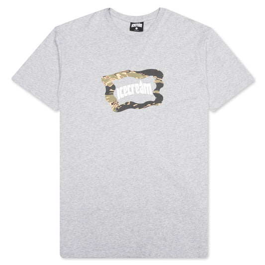 Camo S/S Tee - Heather Grey