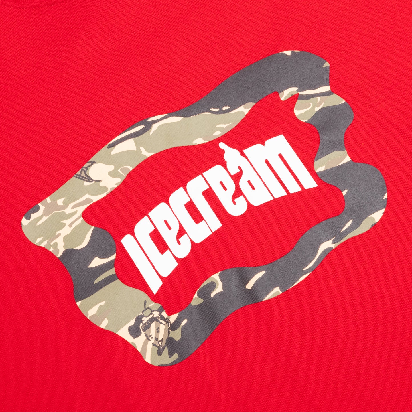 Camo S/S Tee - Tango Red