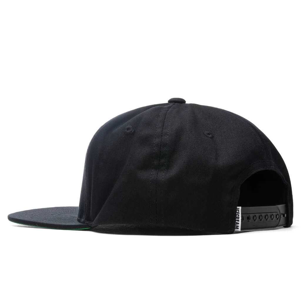 Candy Snapback Hat - Black