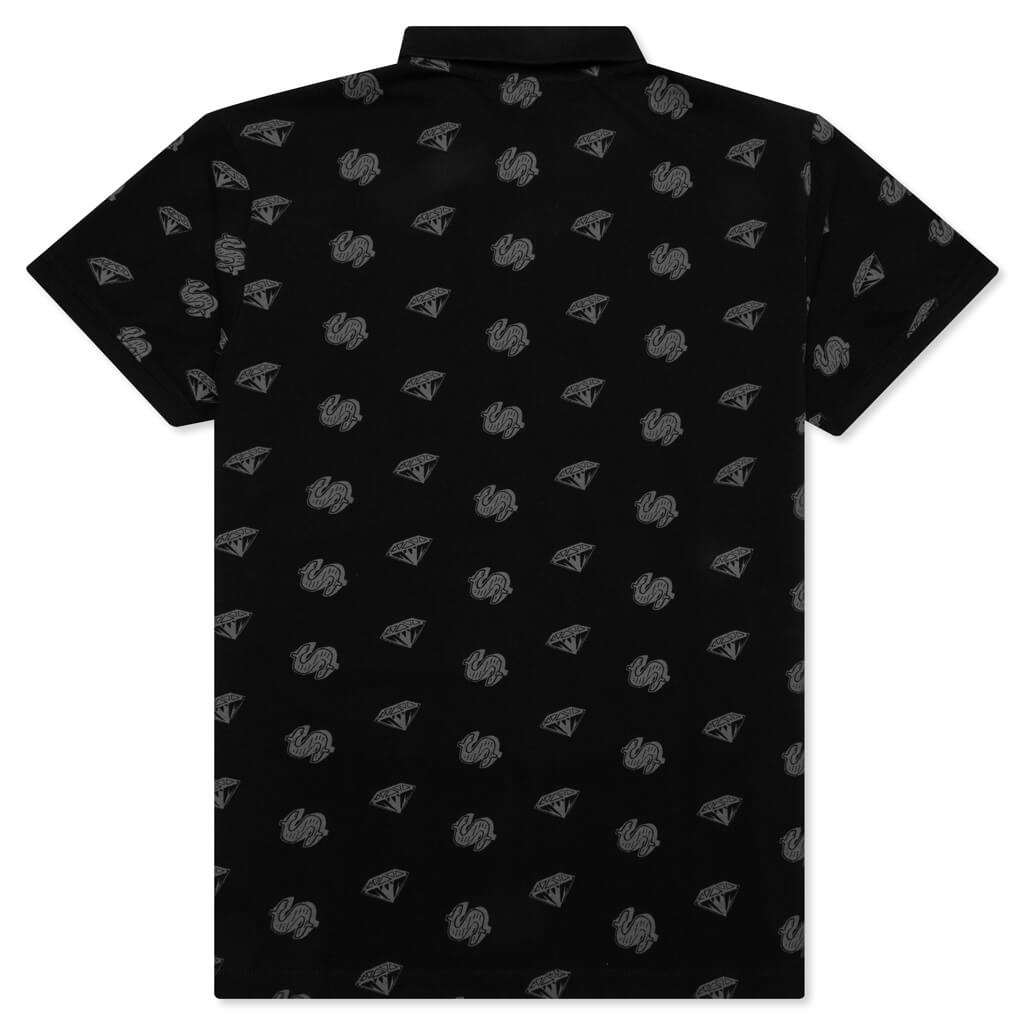 Cash Rules S/S Polo - Black