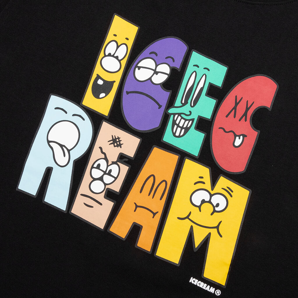 Characters S/S Tee - Black