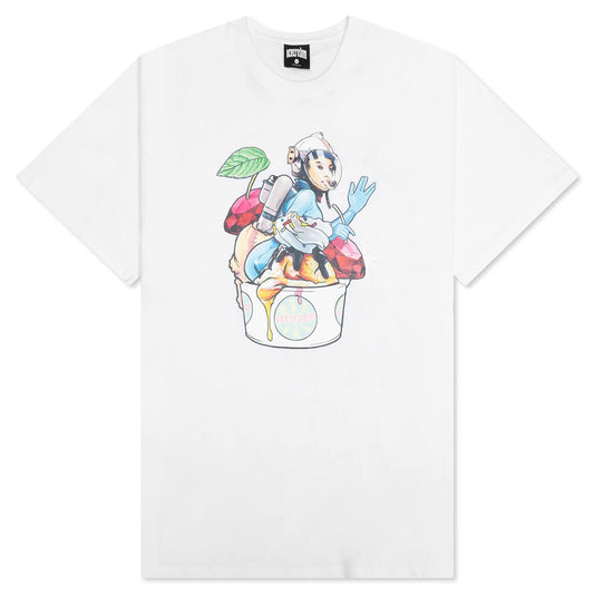 Cherry Darling S/S Tee - White