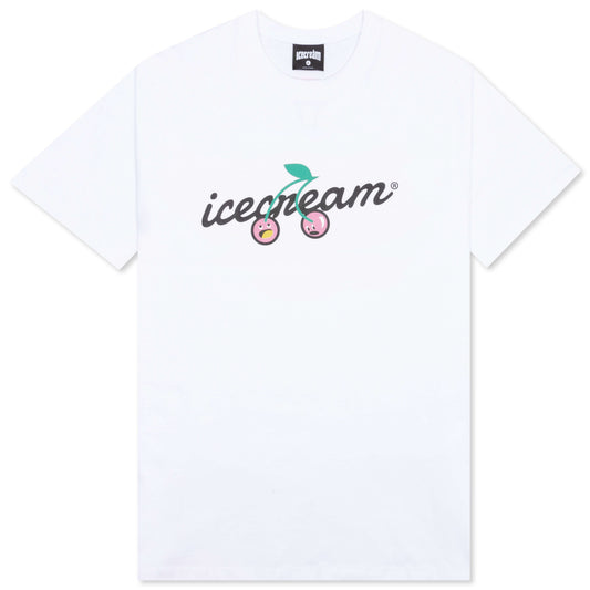 Cherry S/S Tee - White