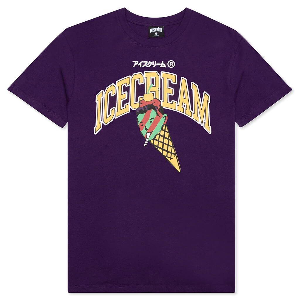 College S/S Tee - Acai