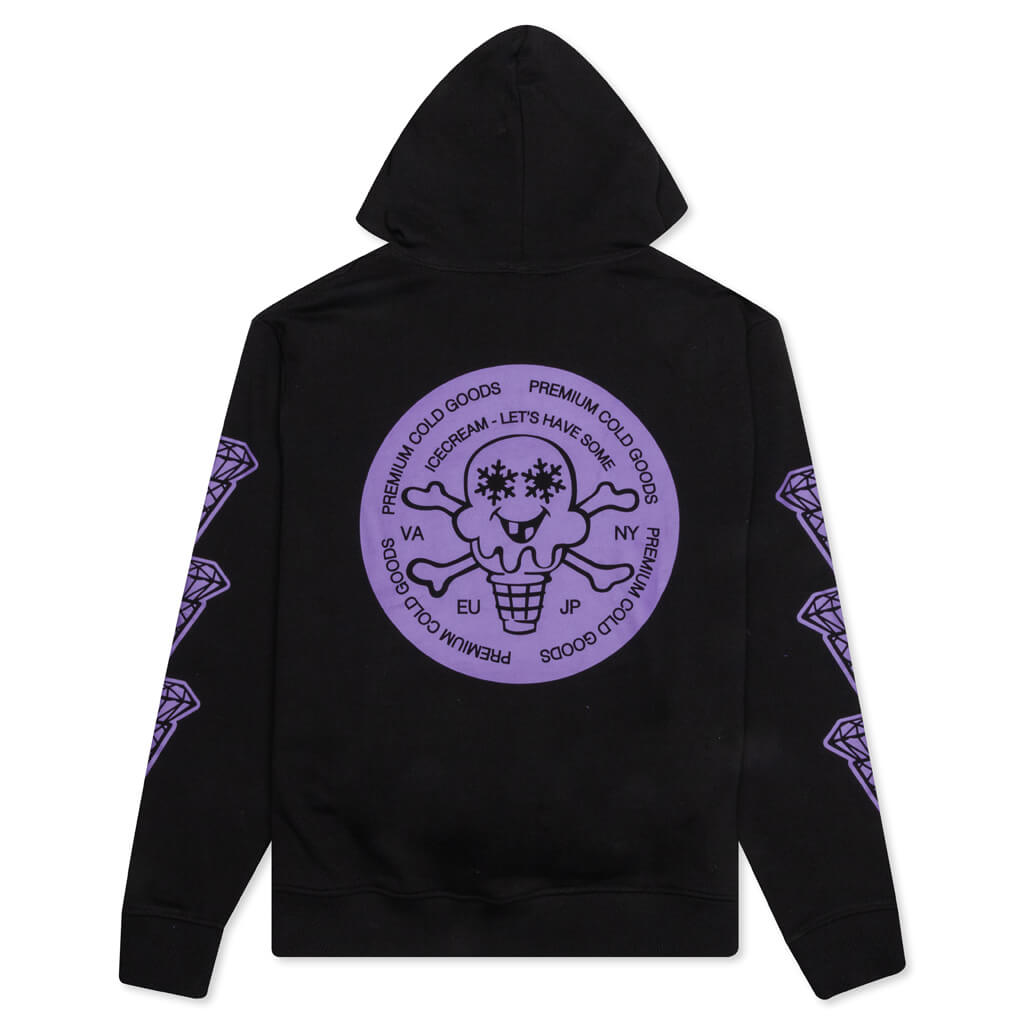 Cones Hoodie - Black/Purple