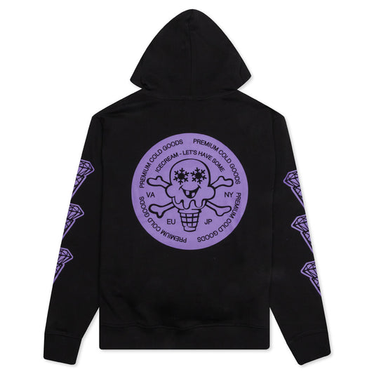 Cones Hoodie - Black/Purple