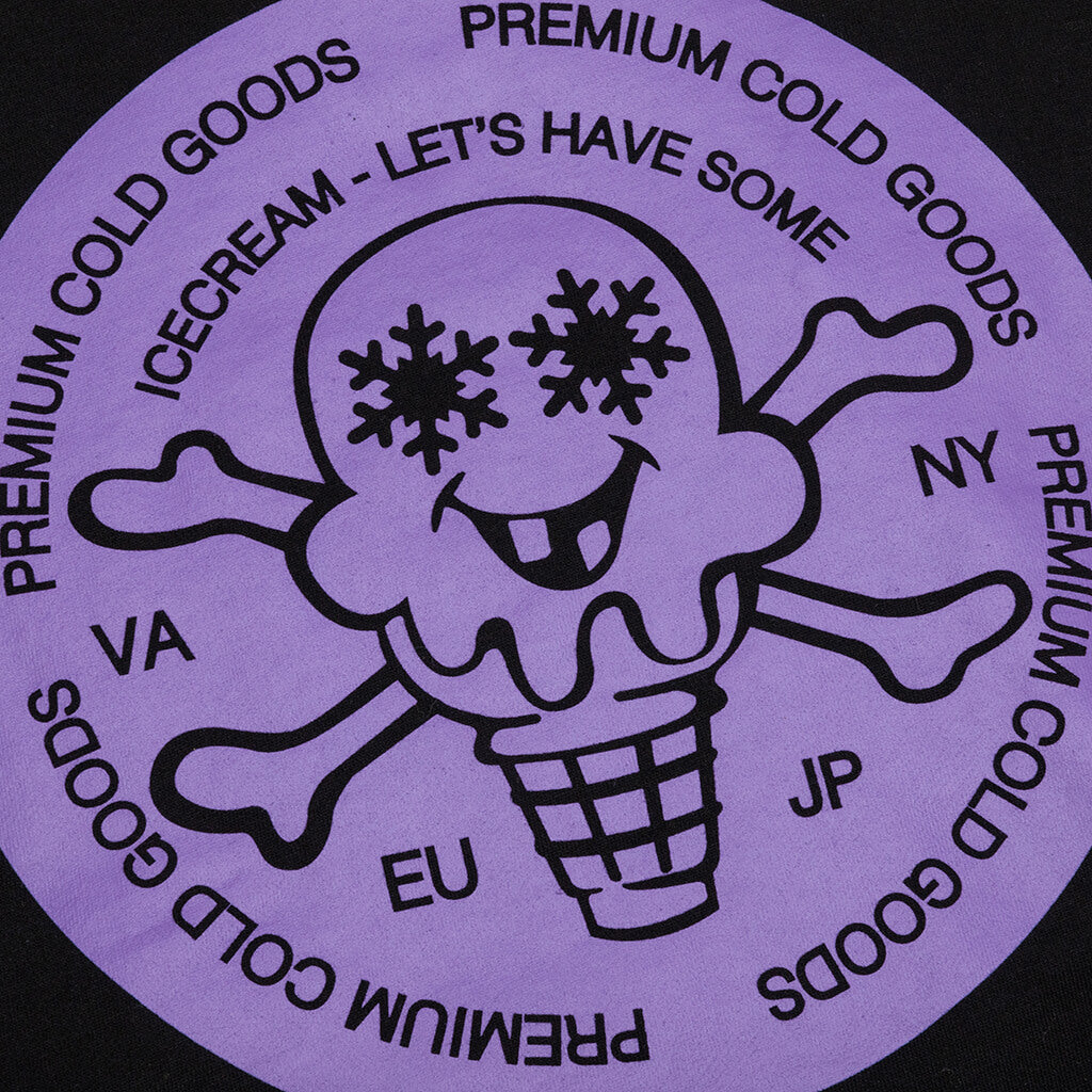 Cones Hoodie - Black/Purple