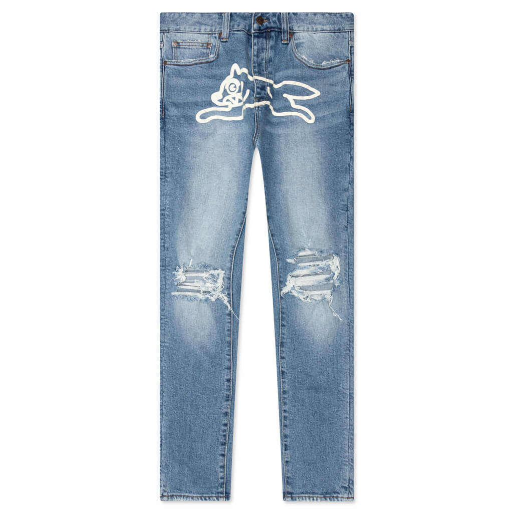 Cream Jean - Blue