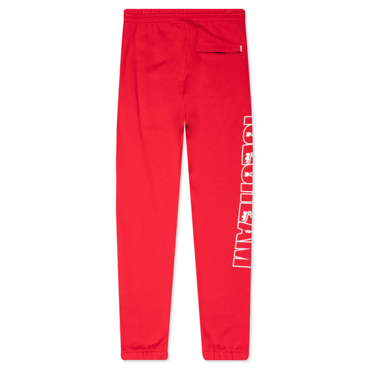 Crimson Sweatpant - Tango Red