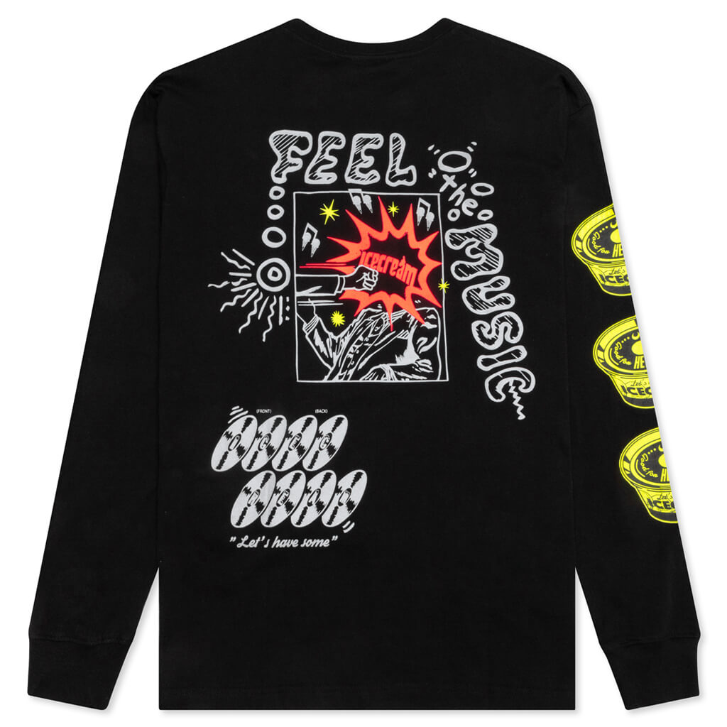 Cup or Cone L/S Knit - Black