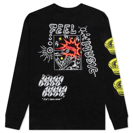 Cup or Cone L/S Knit - Black