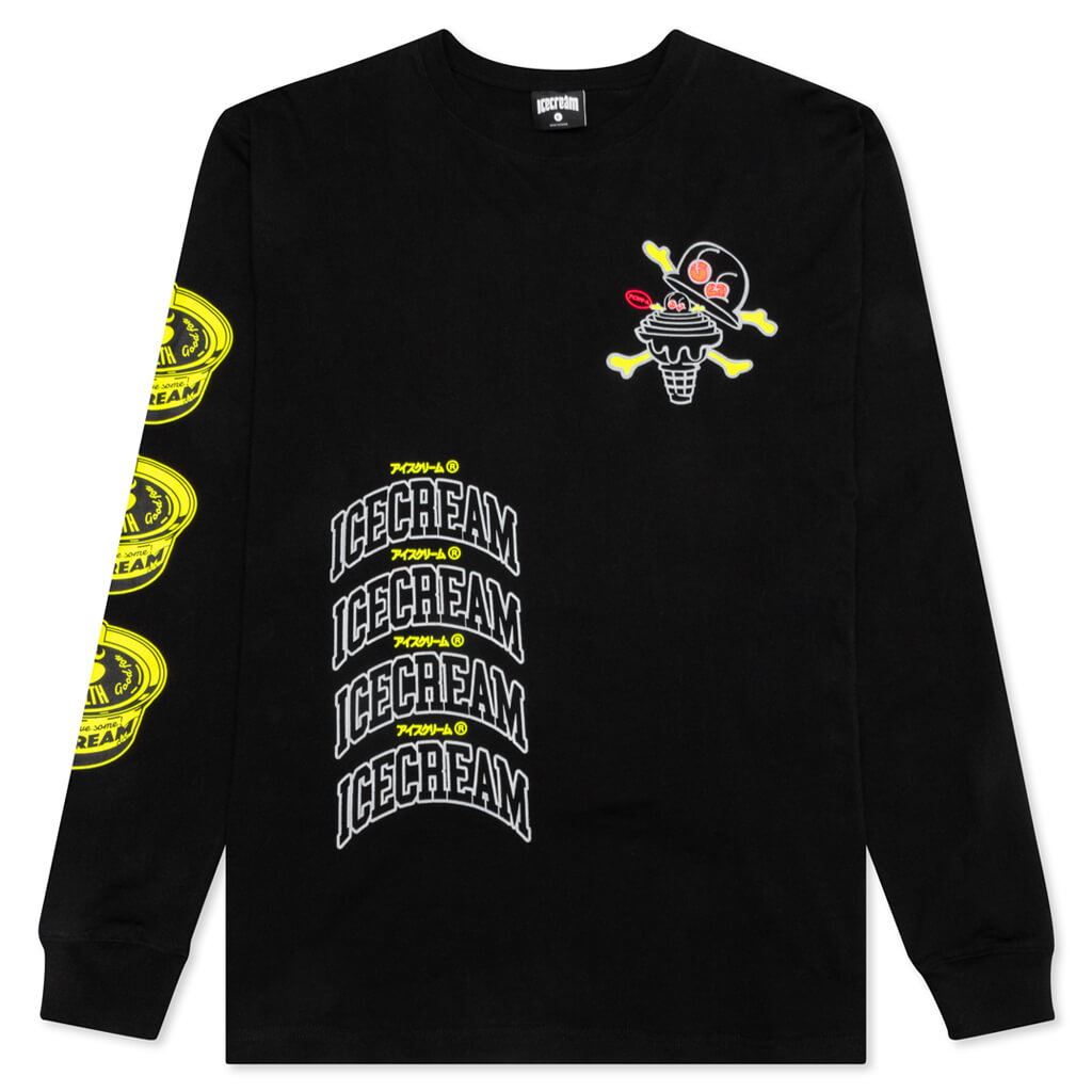 Cup or Cone L/S Knit - Black