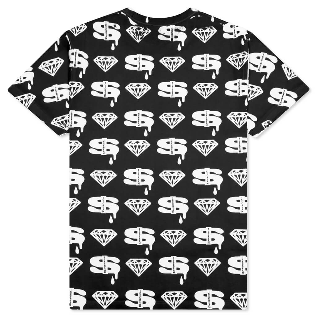 Diamonds and Dollars S/S Tee - Black