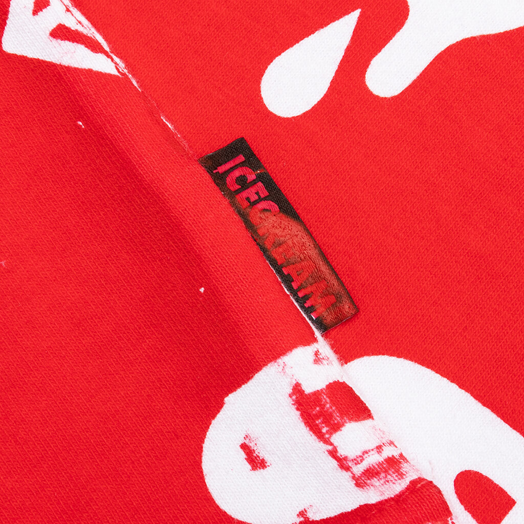 Diamonds and Dollars S/S Tee - Fiery Red