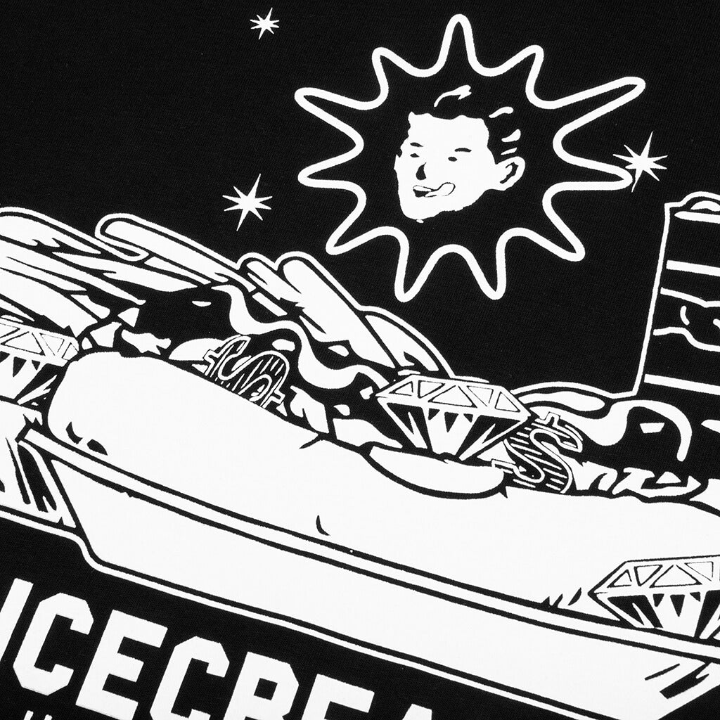 Icecream Diner Food S/S Tee - Black