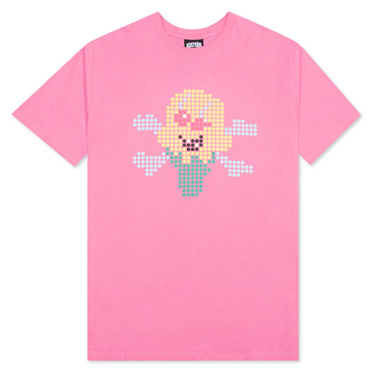 Dots S/S Tee - Rose Bloom