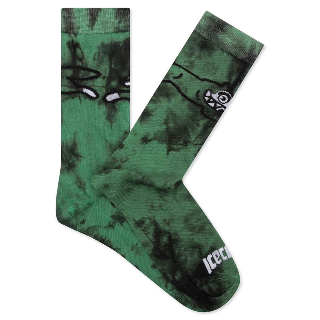 Double Dip Sock - Kelly Green