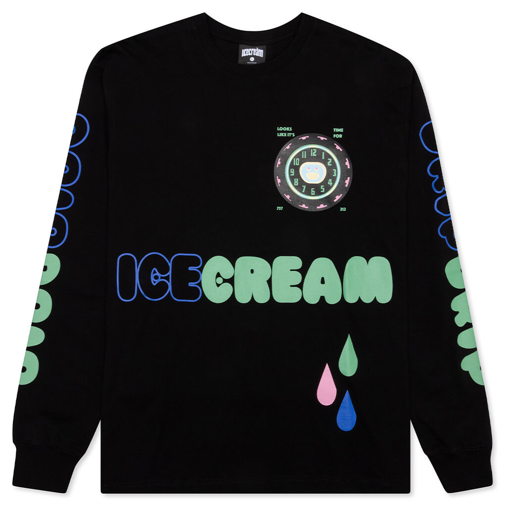 Drip L/S Knit - Black
