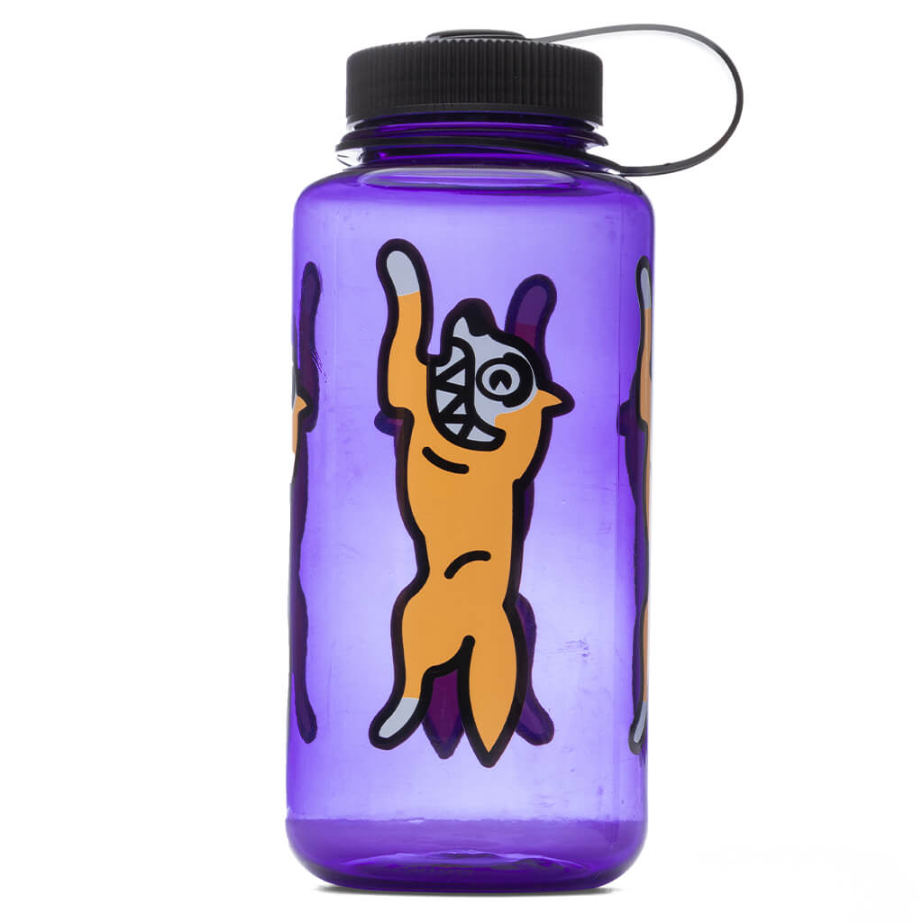 Drip Water Bottle - Transparent Purple