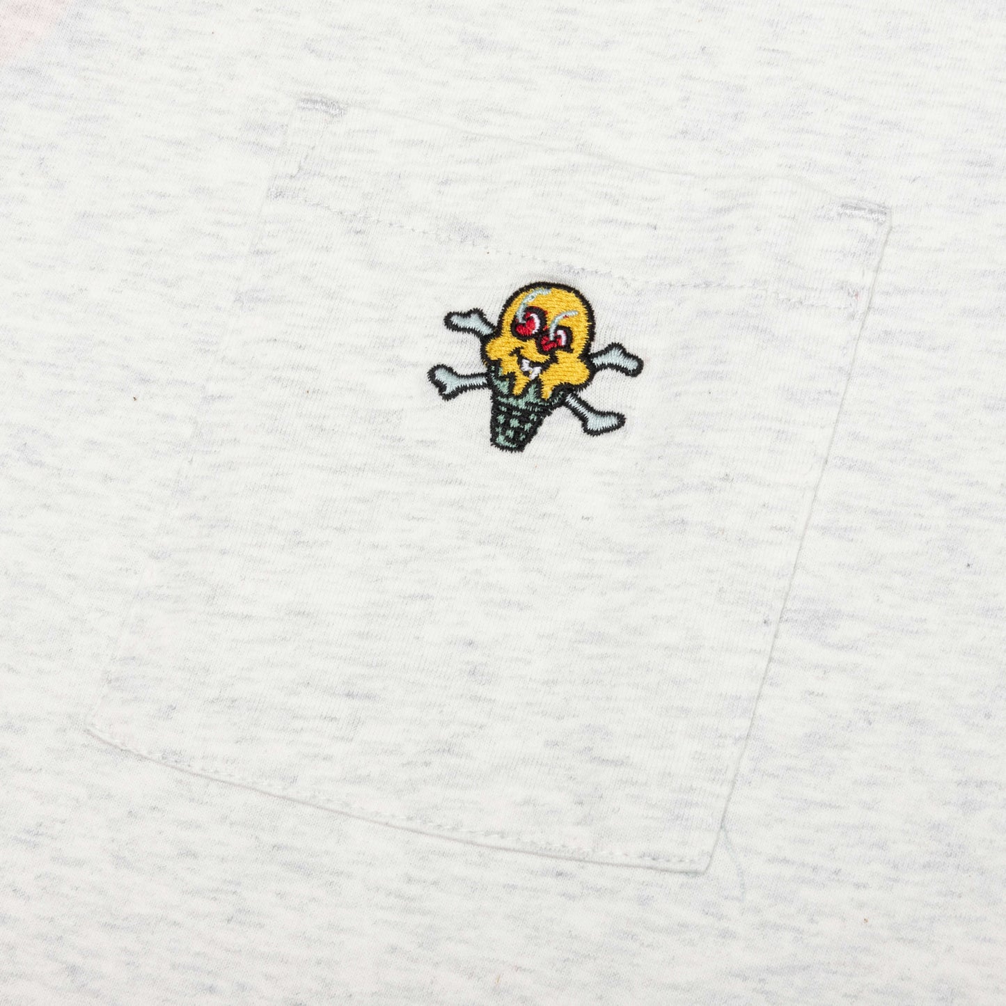 Eyeball S/S Knit - Light Heather Grey