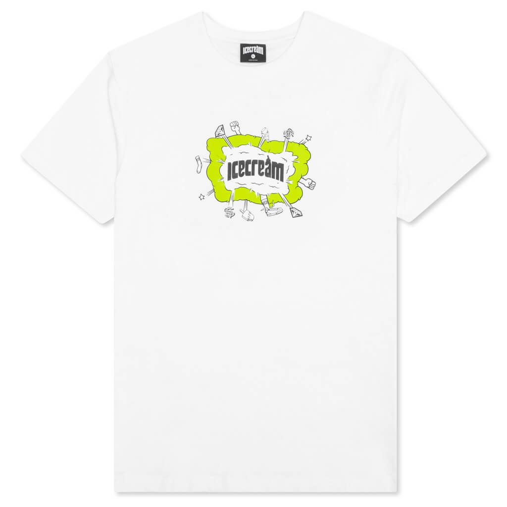 Fight S/S Tee - White