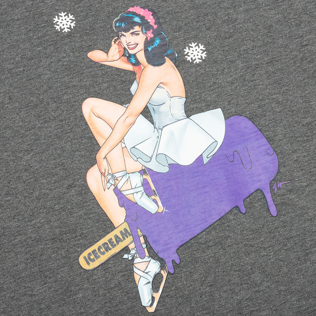 Figure S/S Tee - Dark Heather Grey