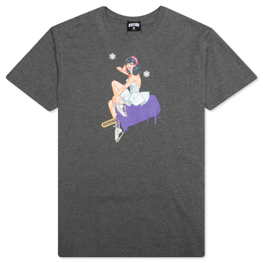 Figure S/S Tee - Dark Heather Grey