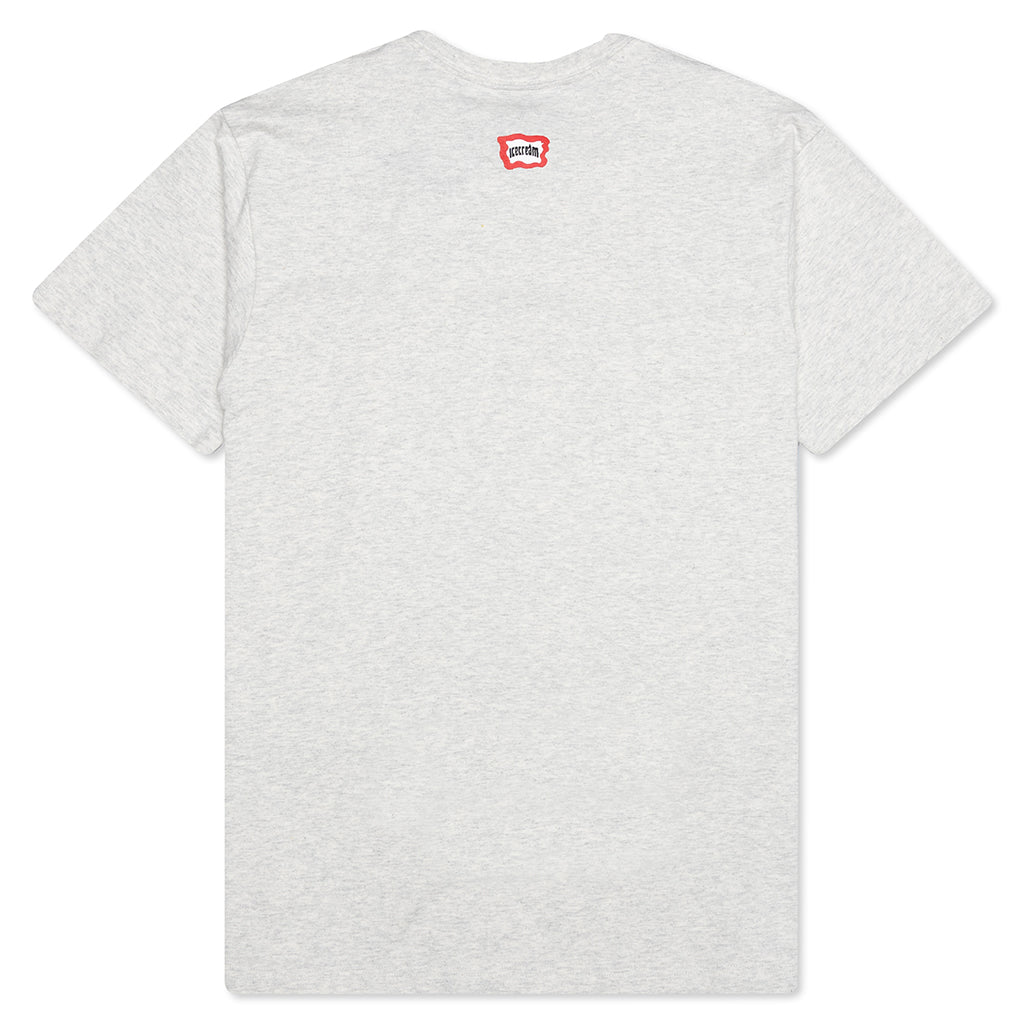 Flag S/S Tee - Light Heather Grey