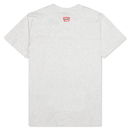 Flag S/S Tee - Light Heather Grey
