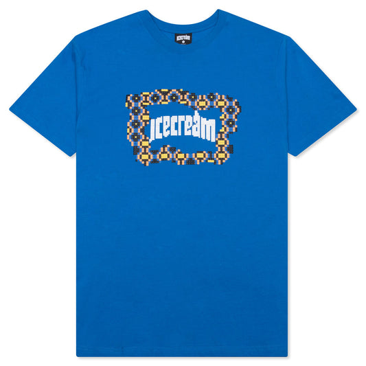 Flag S/S Tee - Strong Blue