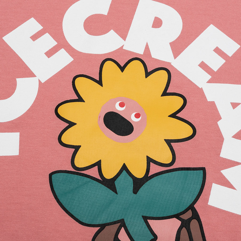 Floral S/S Tee - Mauve Glow