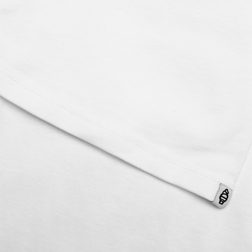 Floral S/S Tee - White