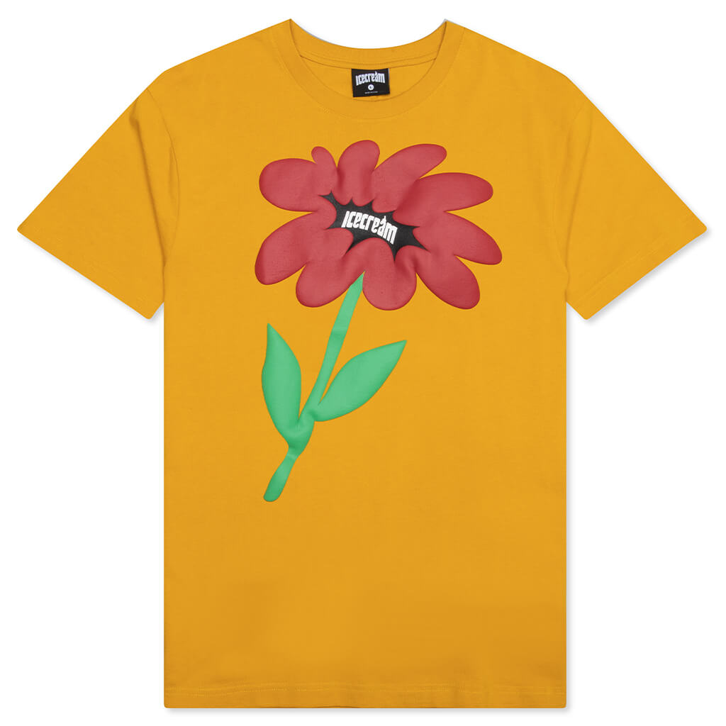 Flower S/S Tee - Golden Yellow