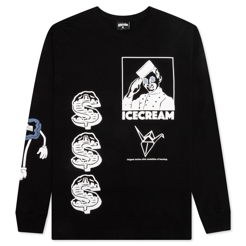 Fold L/S Knit - Black