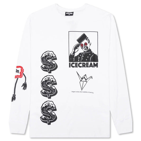 Fold L/S Knit - White