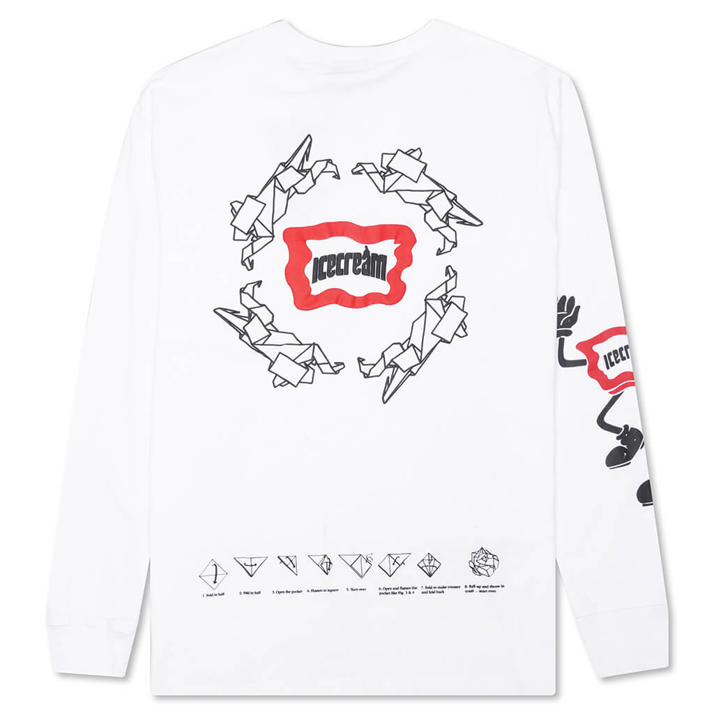 Fold L/S Knit - White