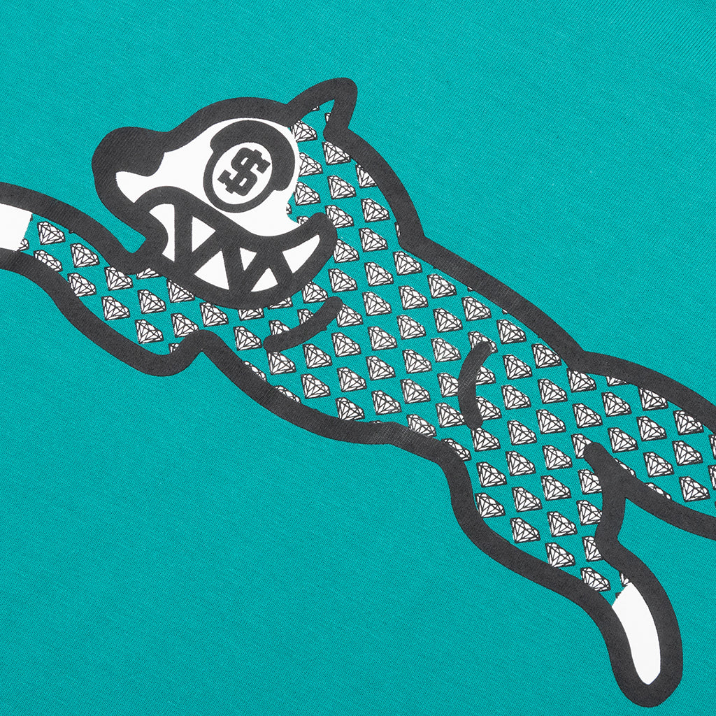 Fossil Fuel S/S Tee - Green Blue Slate