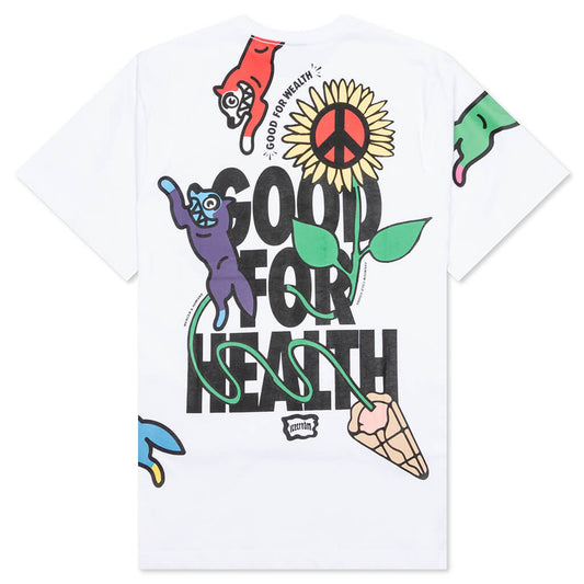 Health S/S Tee - White