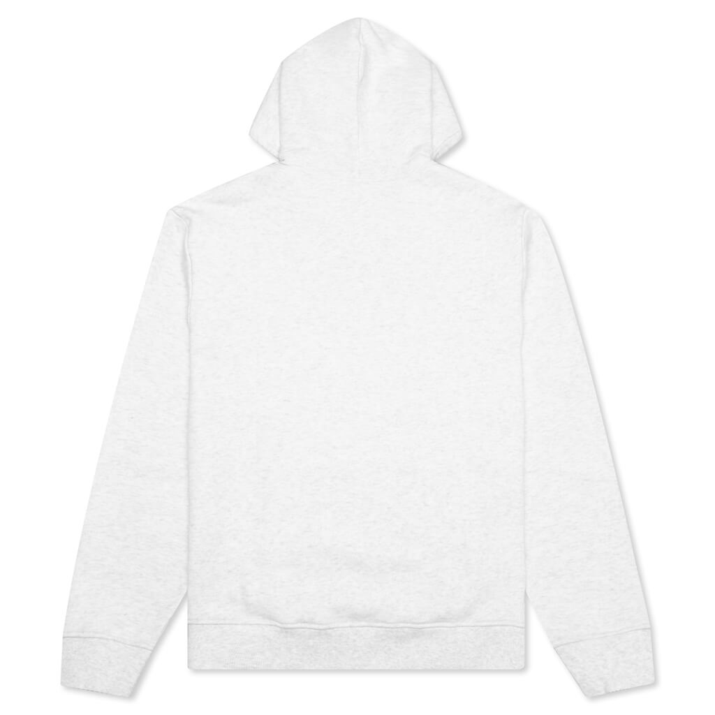 Heart Hoodie - Light Heather Grey