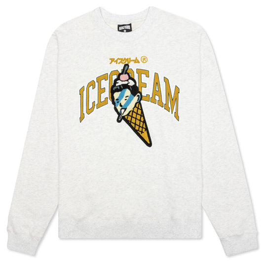 Himalaya Crew - Light Heather Grey