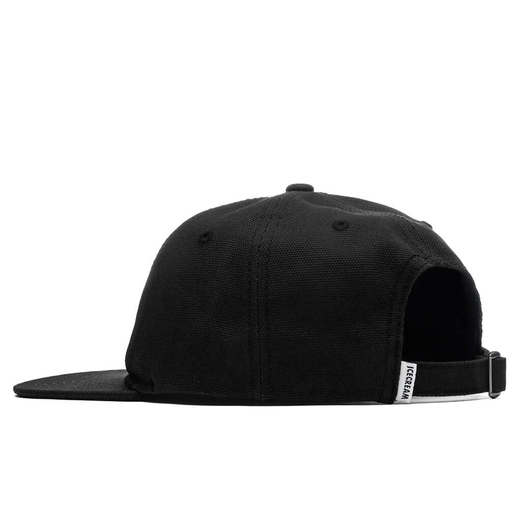 Hudson Panel Hat - Black