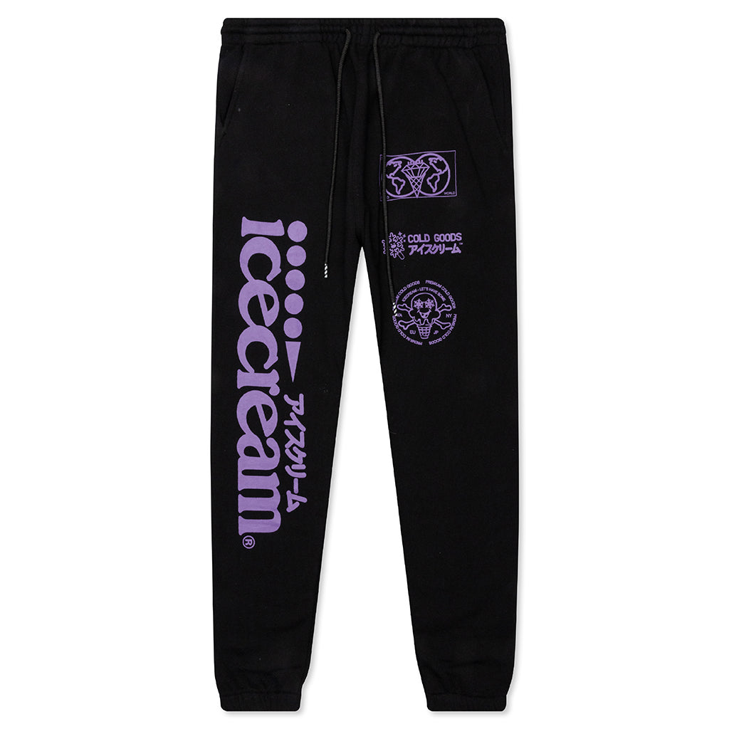 I Scream Sweat Pant - Black
