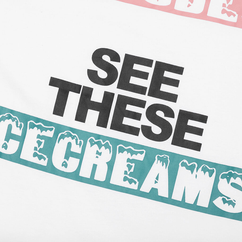 Ice Cubes S/S Tee - White