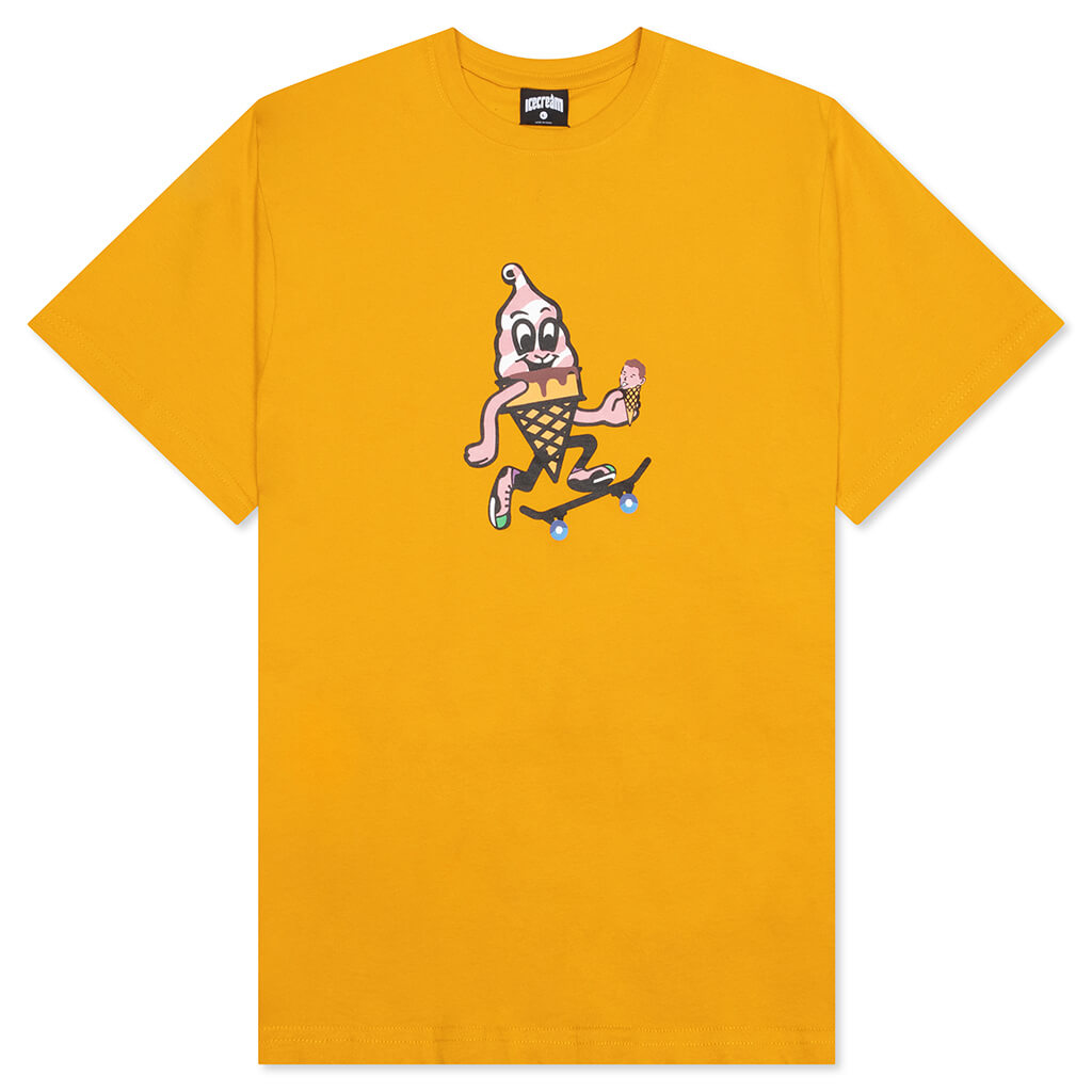 Kick Push S/S Tee - Golden Yellow