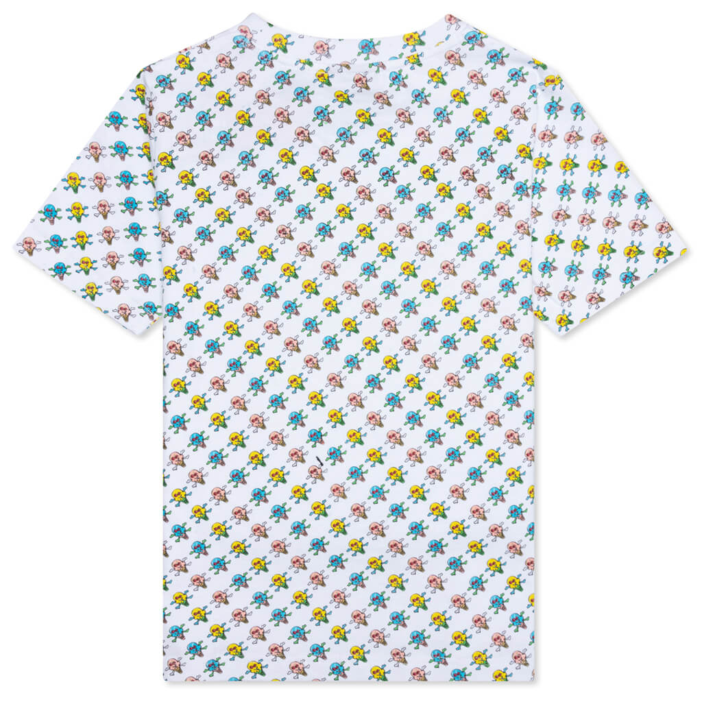 Kids Caramel S/S Knit - Bleach White