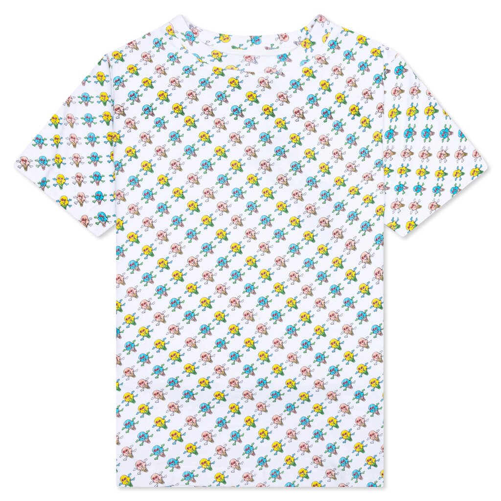 Kids Caramel S/S Knit - Bleach White