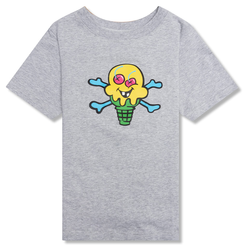 Kids Cheesecake S/S Tee - Heather Grey