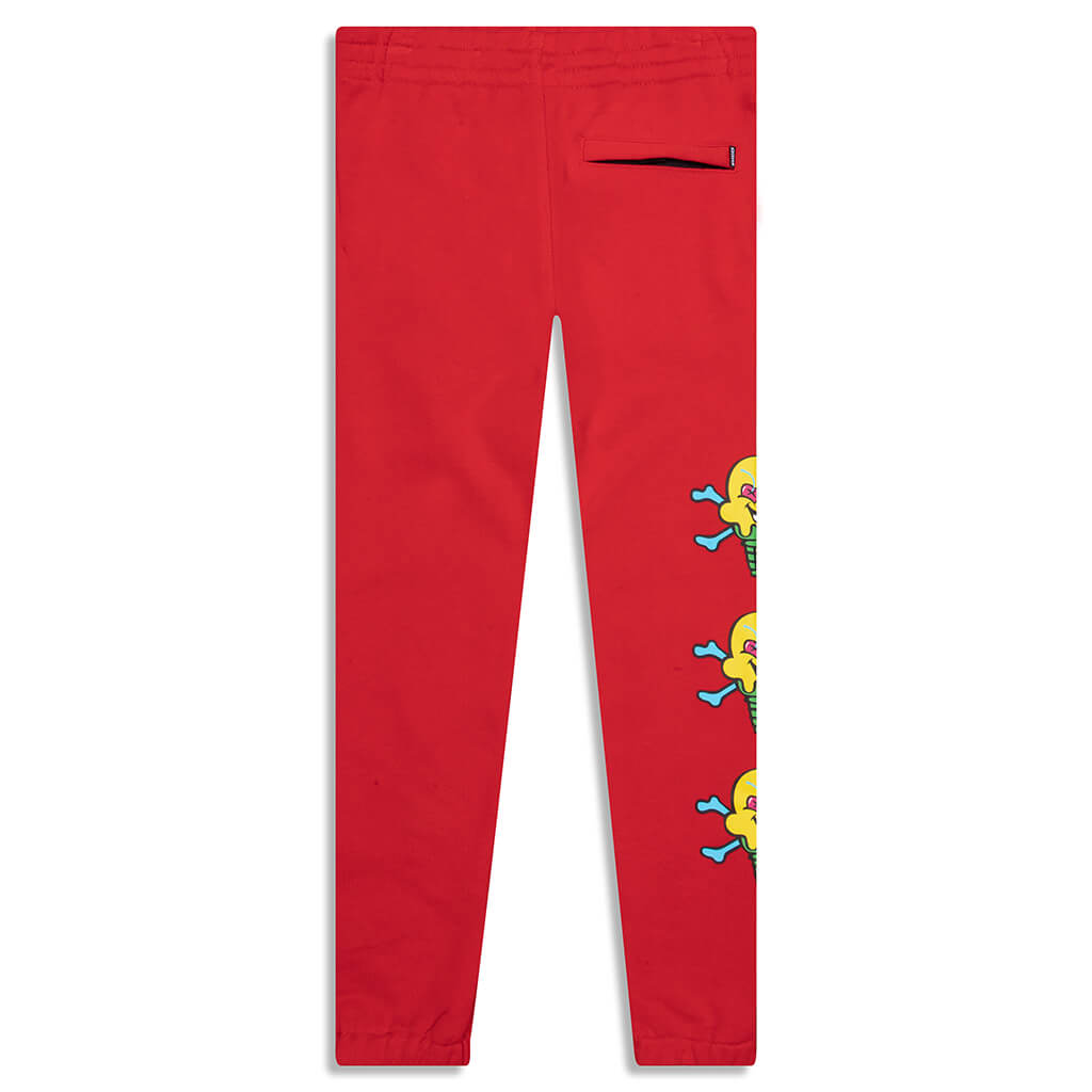 Kids Toffee Bar Sweatpant - Red